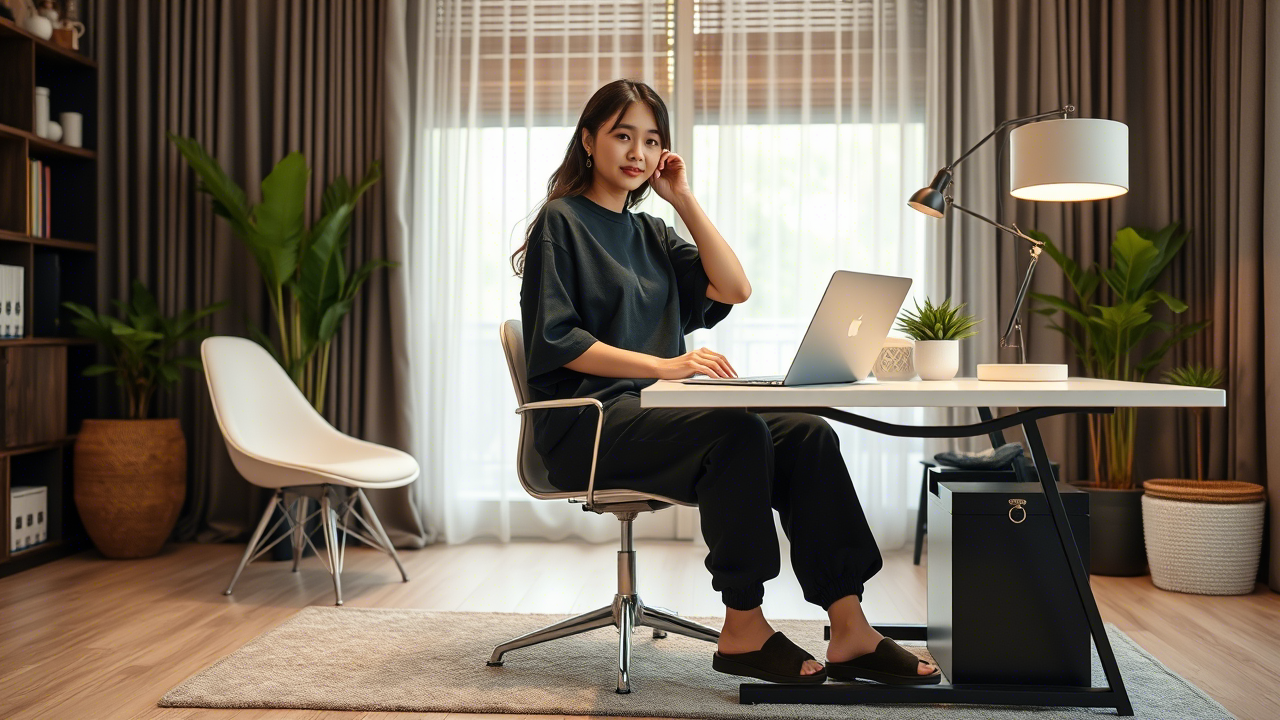 Kaos Oversize Wanita Cocok untuk Kerja di Rumah: Nyaman dan Stylish