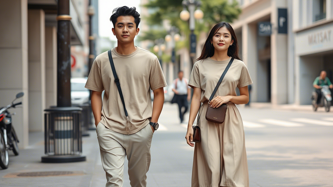 Kaos Oversize Couple untuk Pasangan Muda – Apakah Ini Gaya Santai Terbaik untuk Kalian Berdua?