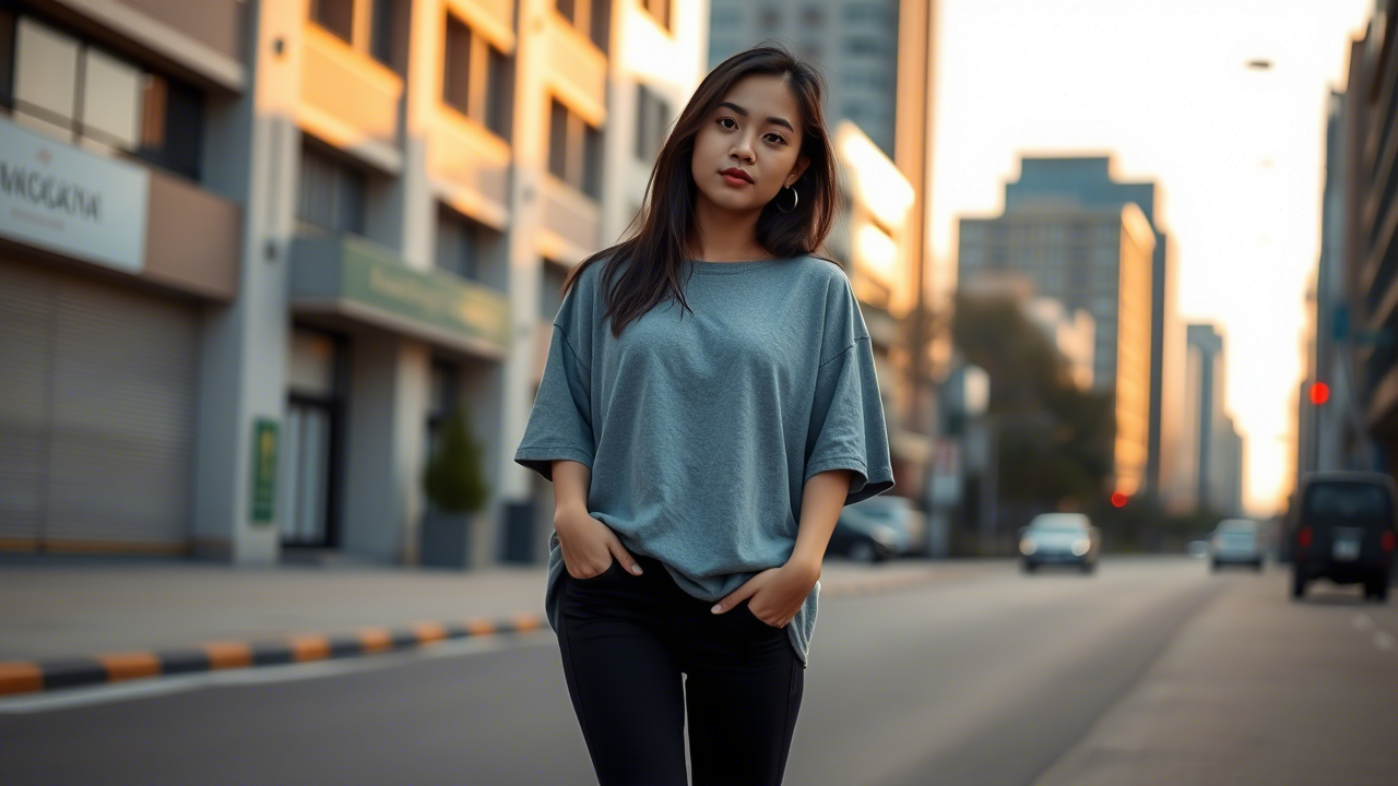 Kaos Oversize Wanita Simple Cocok untuk OOTD – Apakah Ini Gaya Harian Terbaik Saat Ini?