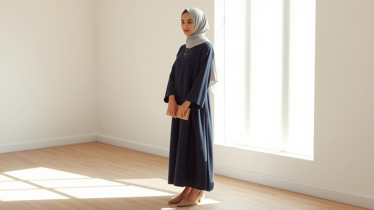 Tips Memilih dan Memadukan Gamis Rompi untuk Tampil Modis, Elegan, dan Multifungsi