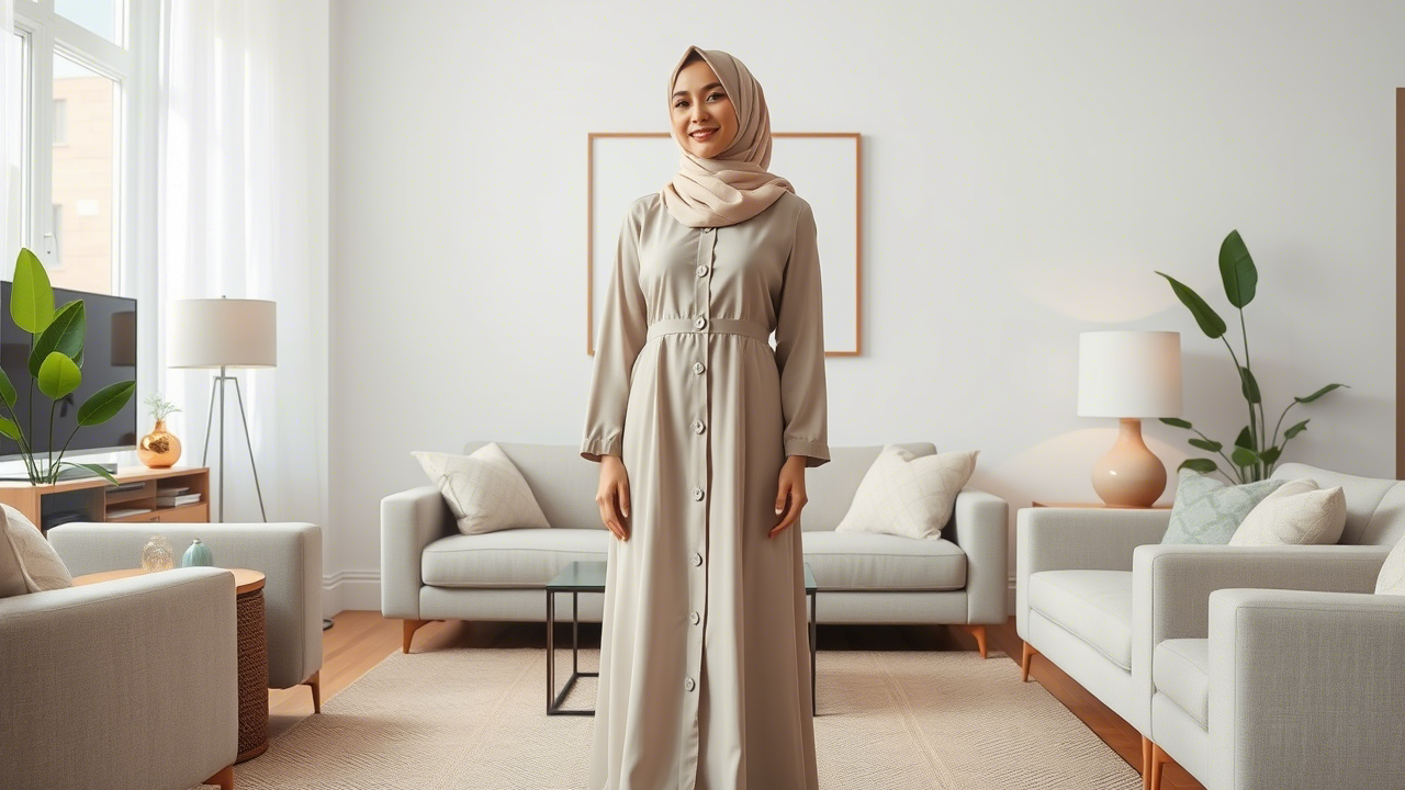 Bagaimana Memilih Gamis Full Kancing Depan yang Tepat? Tips dan Trik untuk Tampil Stylish