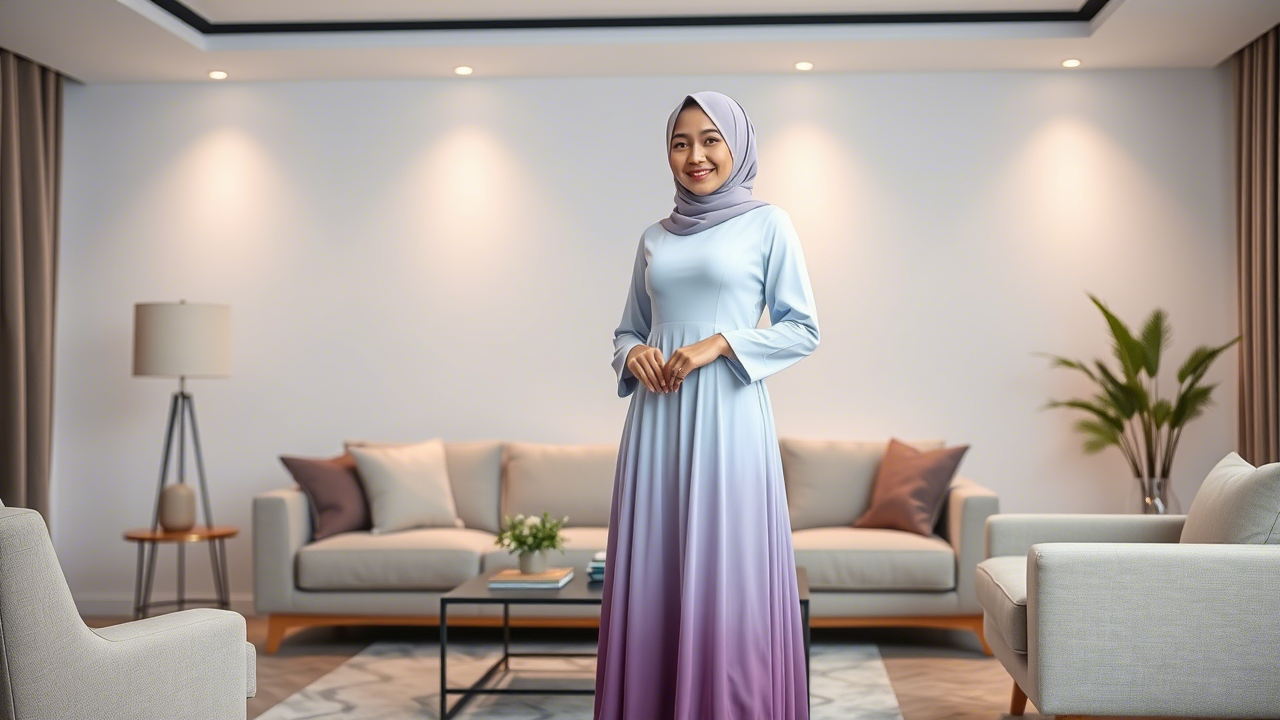 Bagaimana Memilih Gamis Gradasi yang Tepat? Tips dan Trik untuk Tampil Stylish