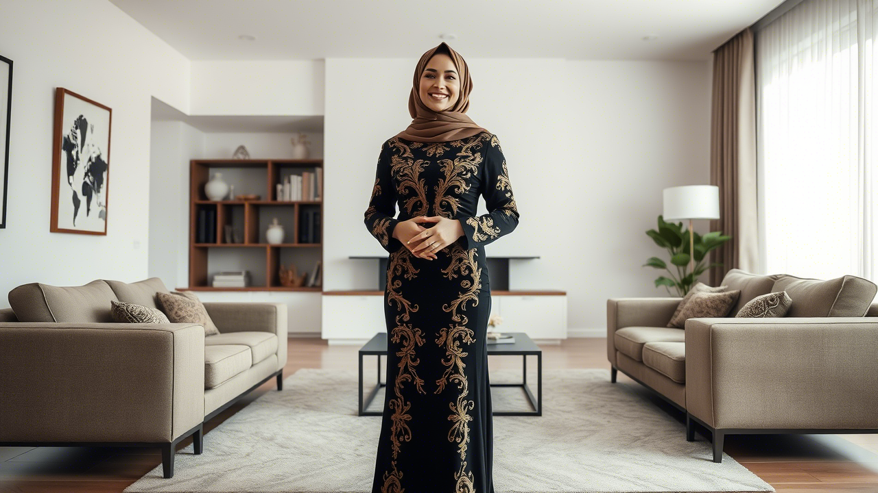 Bagaimana Memilih Gamis Hitam Mewah yang Tepat? Tips dan Trik untuk Tampil Elegan