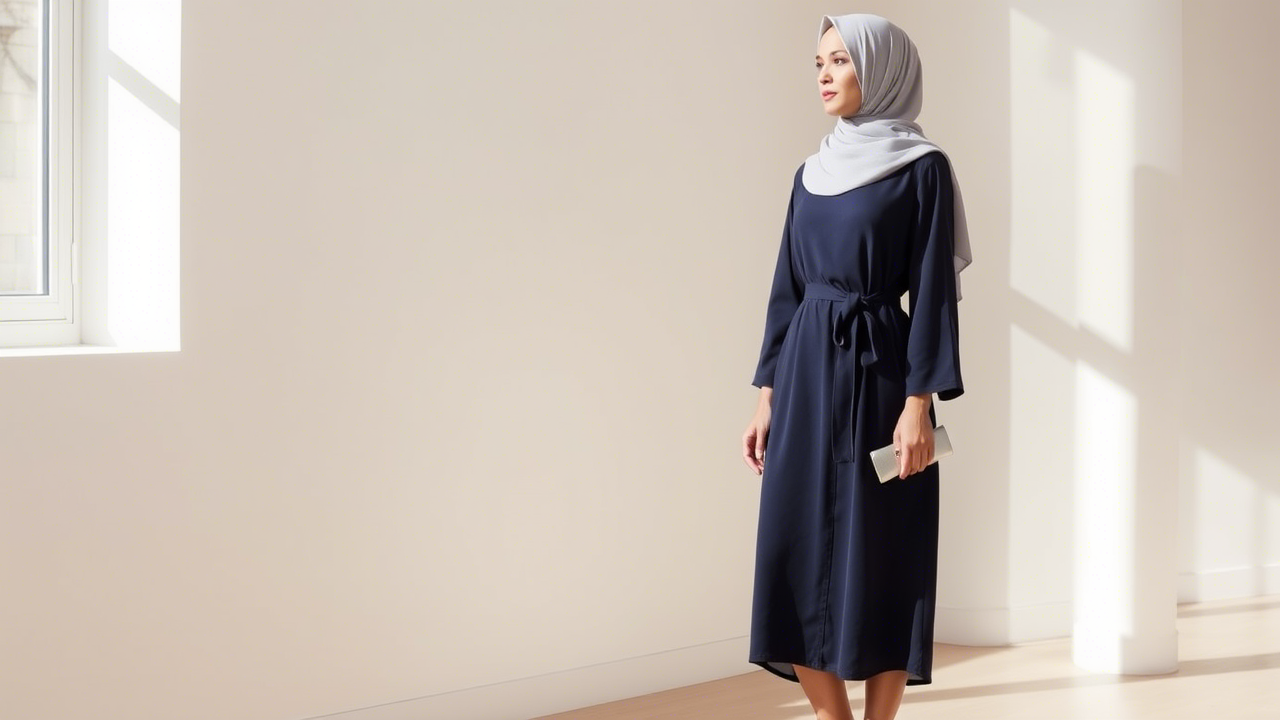 Tips Memilih dan Memadukan Gamis Tali Pinggang untuk Tampil Anggun, Modis, dan Tetap Syar’i