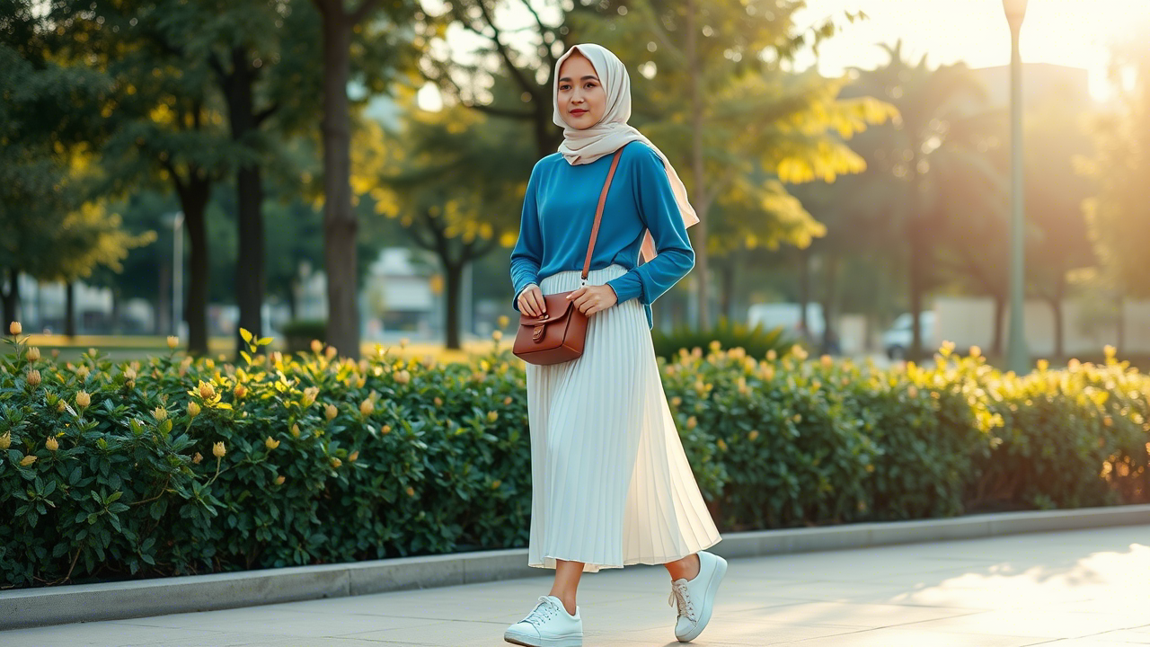 Bagaimana Memilih Paduan OOTD Baju Biru Hijab yang Stylish? Tips dan Inspirasi Gaya Terkini untuk Tampil Fresh dan Feminin!