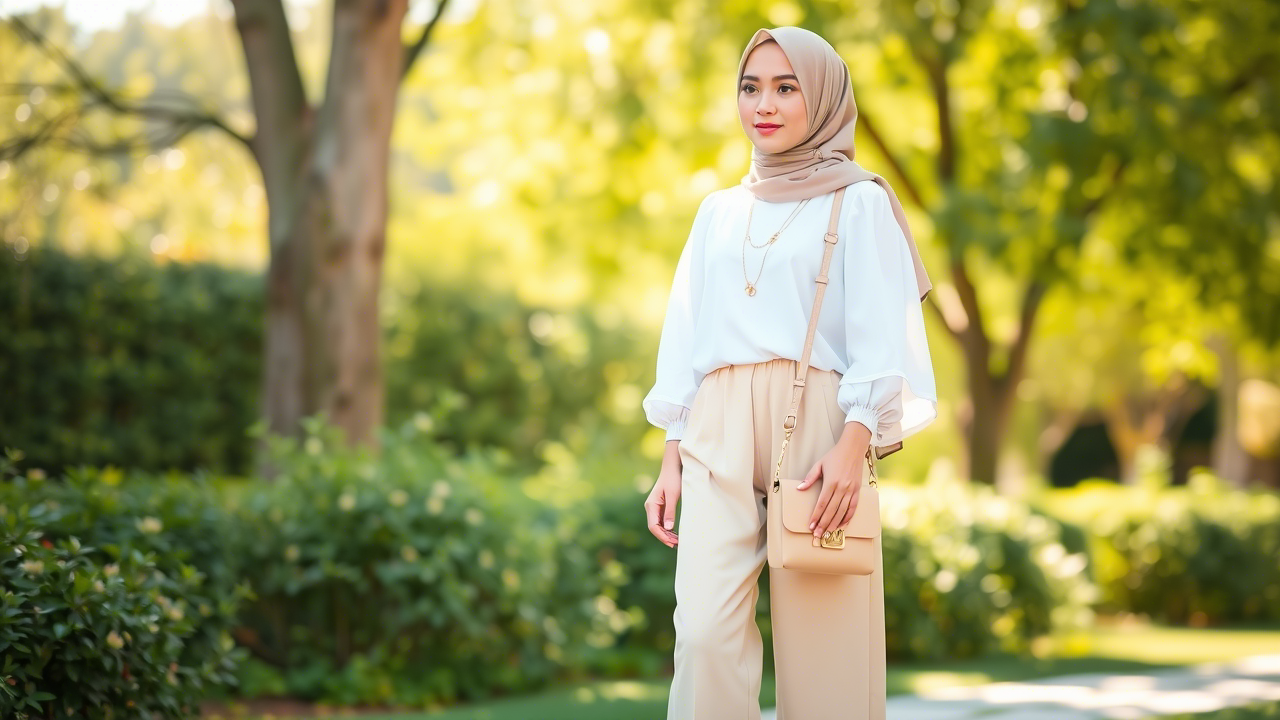 OOTD Baju Lengan Balon + Hijab: Inspirasi & Tips Mix and Match yang Feminin dan Modis