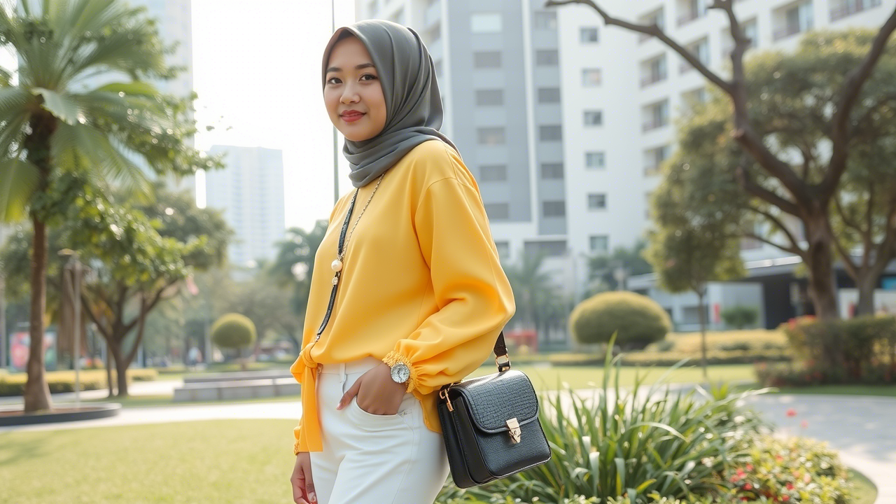 Bagaimana Memilih OOTD Baju Kuning dan Hijab yang Stylish? Tips dan Inspirasi Gaya Terkini untuk Tampil Cerah dan Modest!