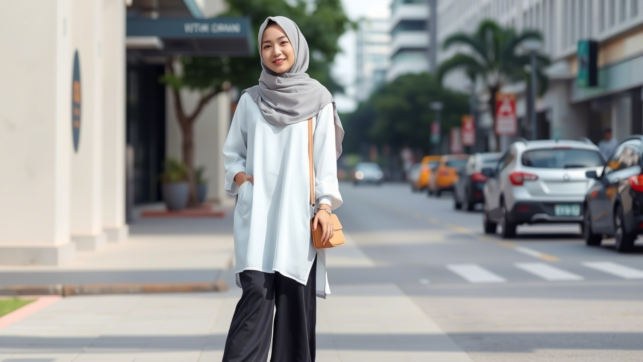 OOTD Baju Tunik Putih untuk Hijabers: Gaya Sederhana yang Penuh Makna