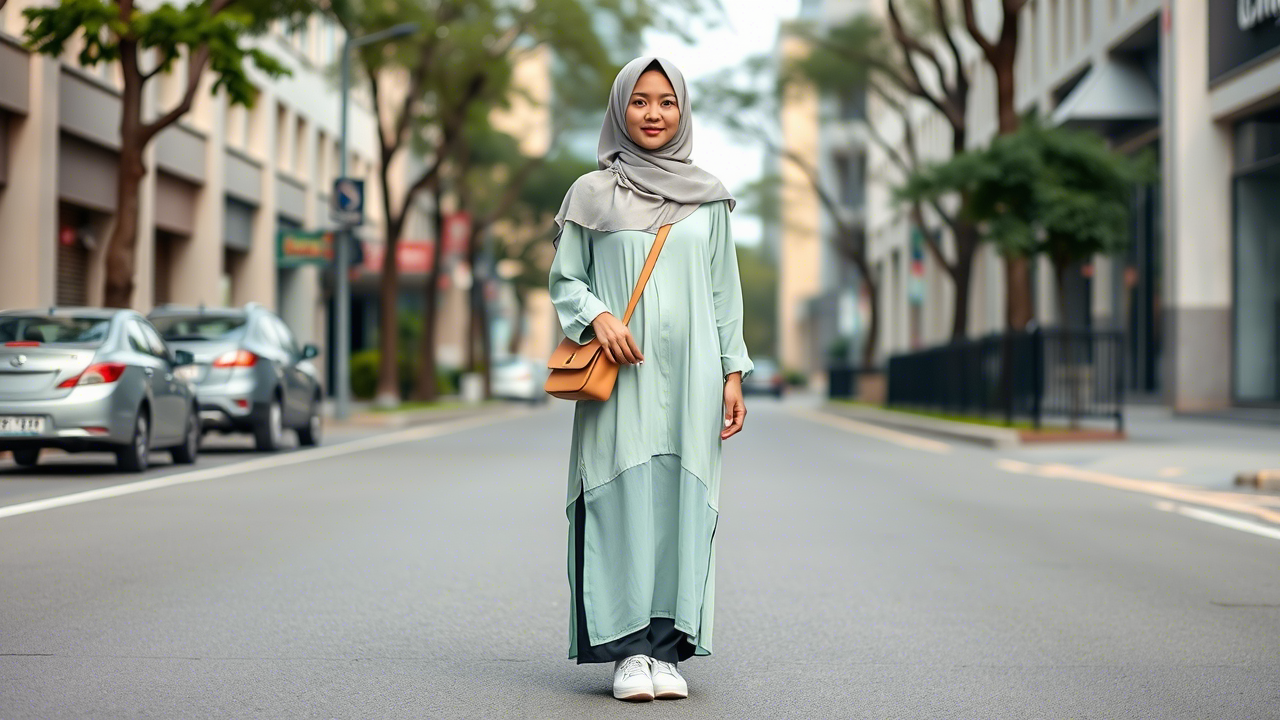 OOTD Baju Hijau Tosca untuk Hijabers: Gaya Segar & Tetap Modis