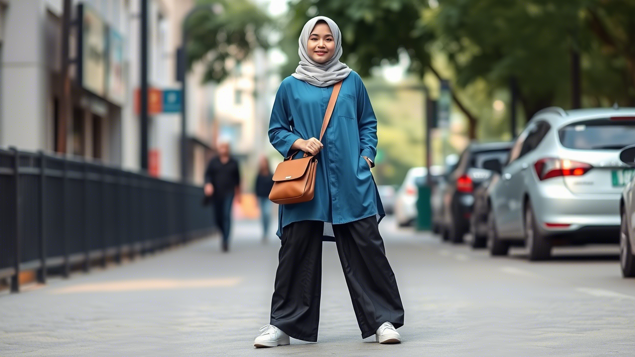OOTD Baju Warna Turkish untuk Hijabers: Gaya Segar & Tetap Modis