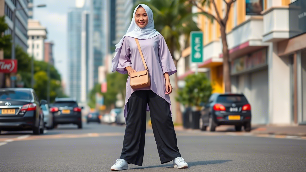 OOTD Baju Ungu untuk Hijabers: Gaya Elegan & Penuh Karakter