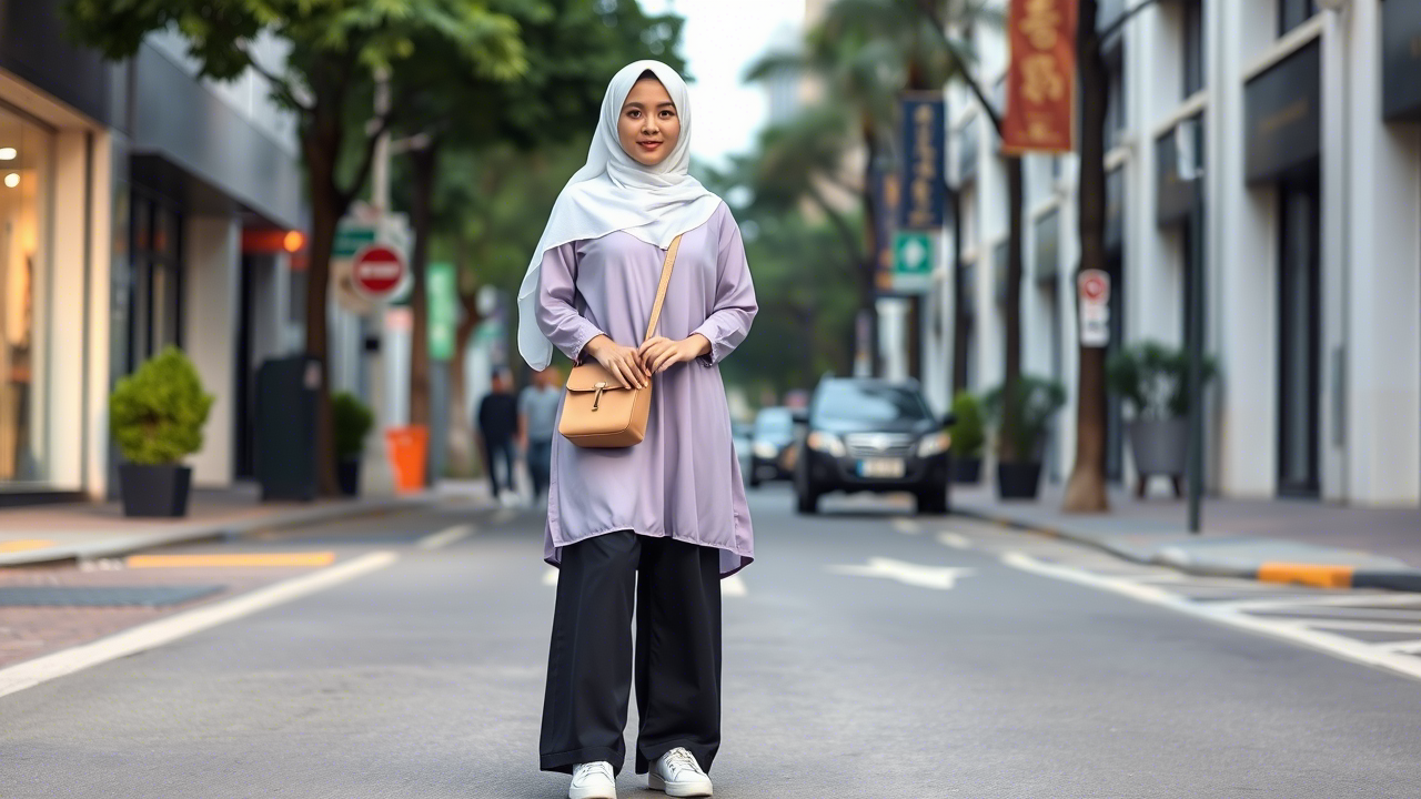 OOTD Baju Ungu Lilac untuk Hijabers: Gaya Segar & Tetap Modis
