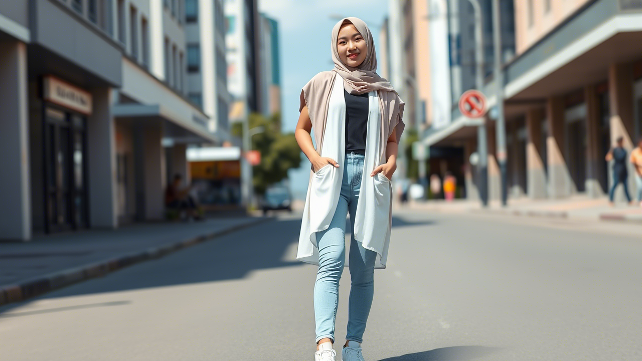 OOTD Baju Vest untuk Hijabers: Gaya Santai yang Tetap Modis & Sopan