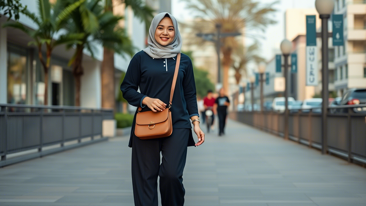 OOTD Baju Warna Biru untuk Hijabers: Gaya Elegan yang Tak Lekang oleh Waktu