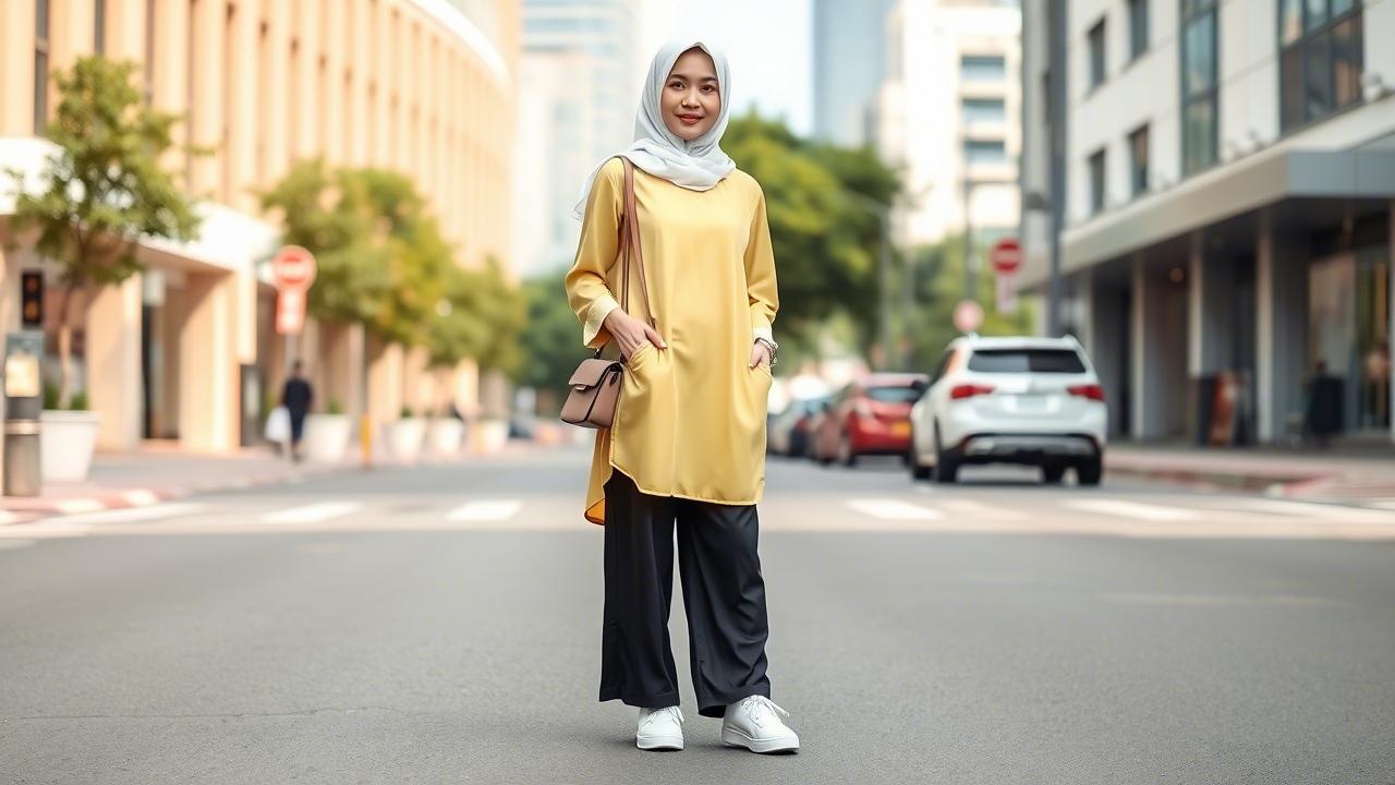 OOTD Baju Warna Lemon untuk Hijabers: Gaya Ceria yang Tetap Modis & Sopan