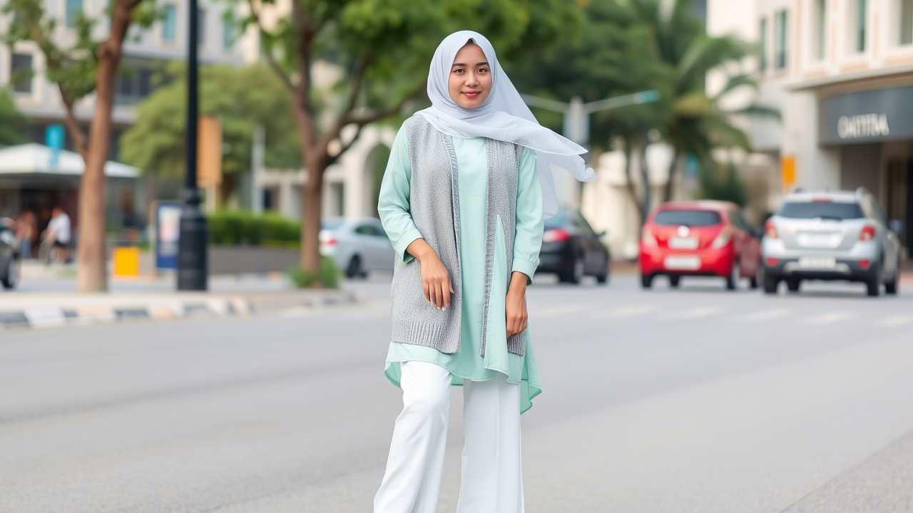 OOTD Korean Outfit Ideas untuk Hijabers: Gaya Kekinian yang Tetap Modis & Sopan