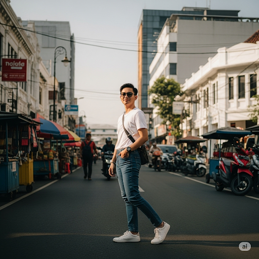 OOTD T-Shirt Putih Stylish & Rapi di Medan | Panduan Padu Padan – Jaya Intero Medan