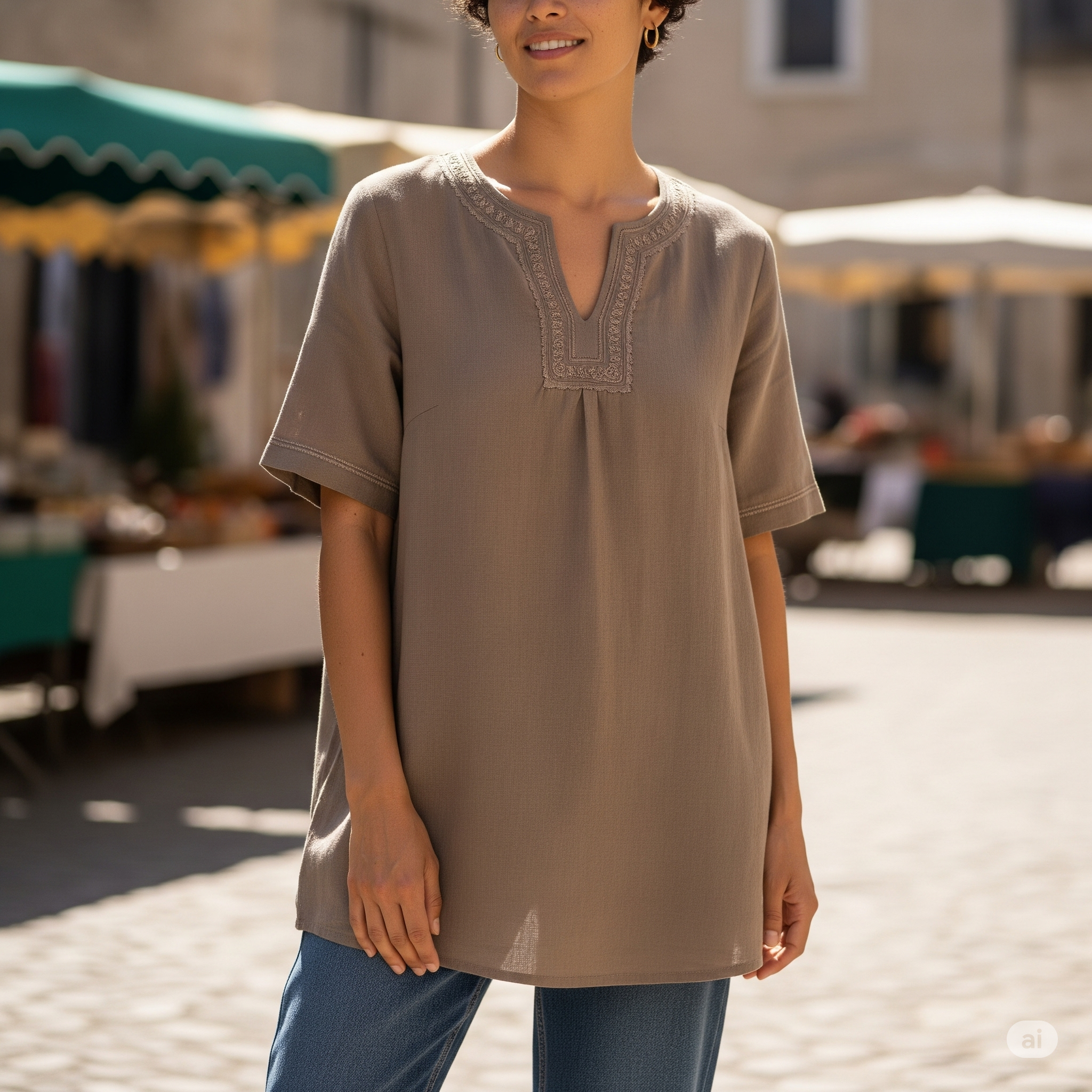 Jenis Bahan Tunik yang Nyaman untuk Aktivitas Sehari-hari