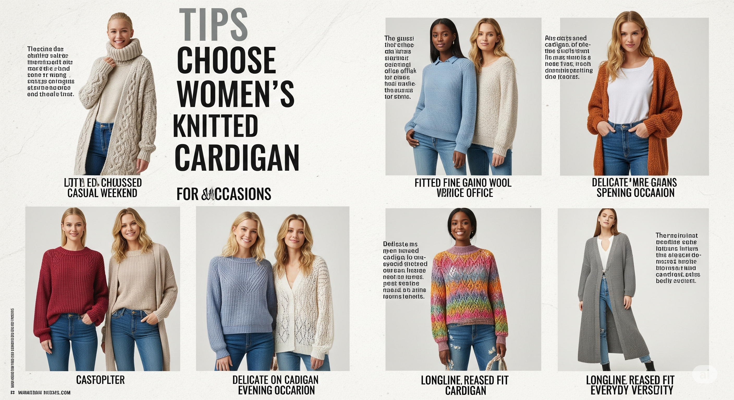 Tips Memilih Cardigan Rajut Wanita yang Tepat untuk Berbagai Gaya dan Kesempatan