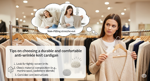 Tips Memilih Cardigan Rajut Anti-Kerut yang Tahan Lama dan Nyaman Dipakai