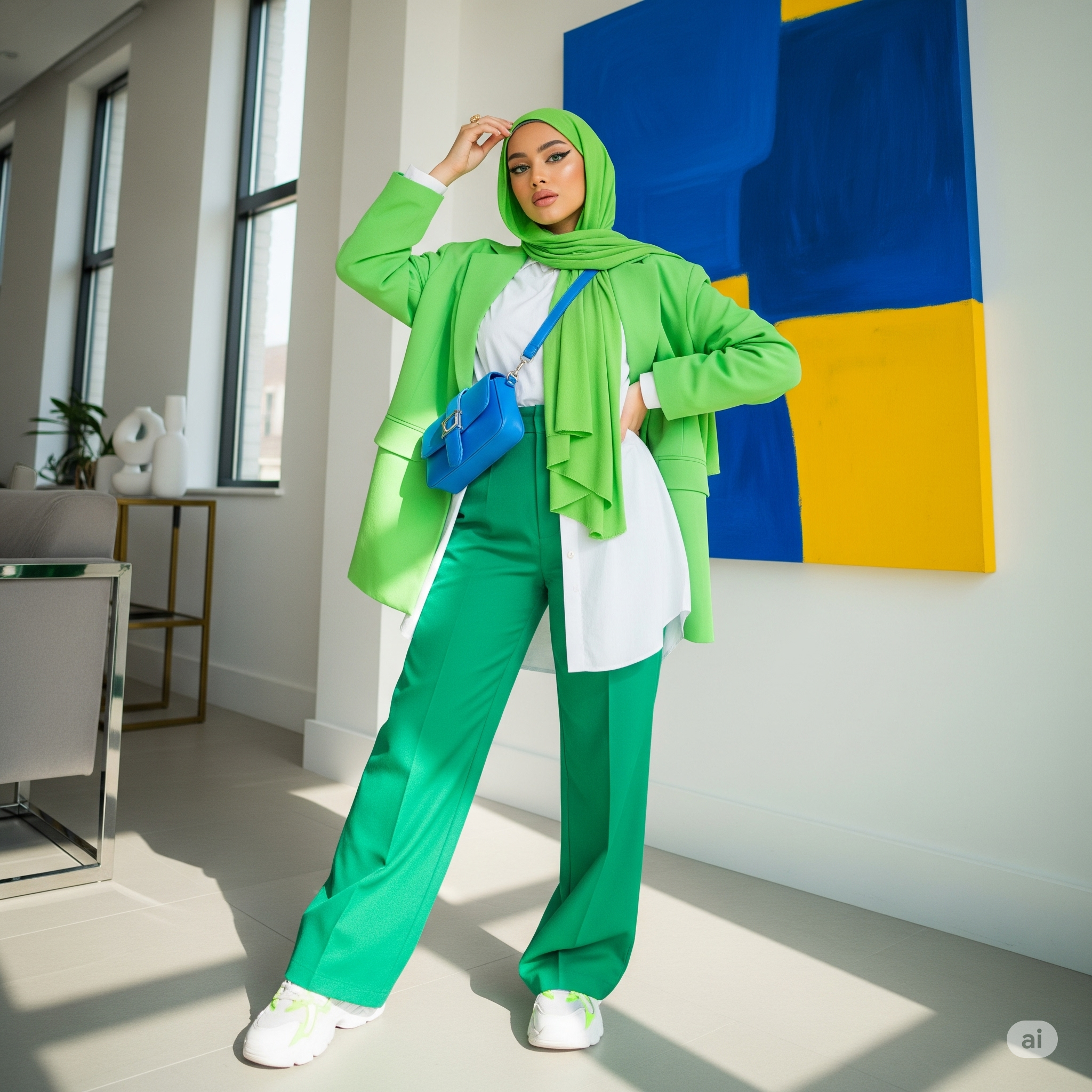 OOTD Baju Neon untuk Hijabers: Tampil Berani dan Tetap Modis dengan Warna Cerah