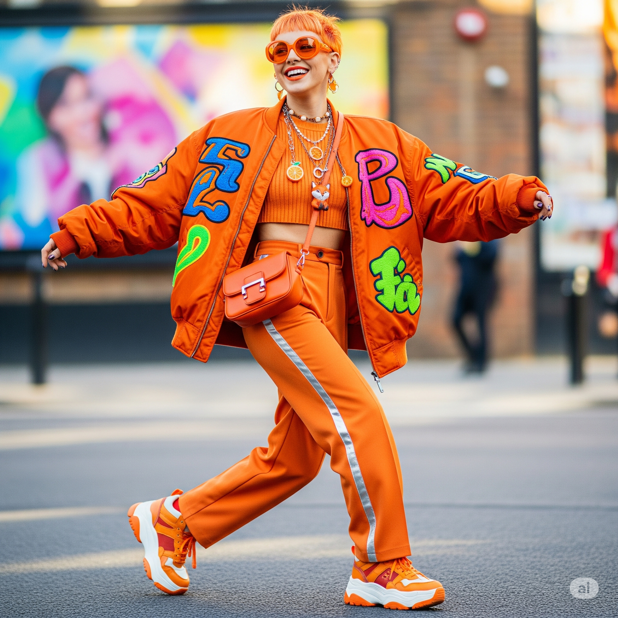 OOTD Baju Oren: Gaya Ceria yang Tampil Beda dan Penuh Energi