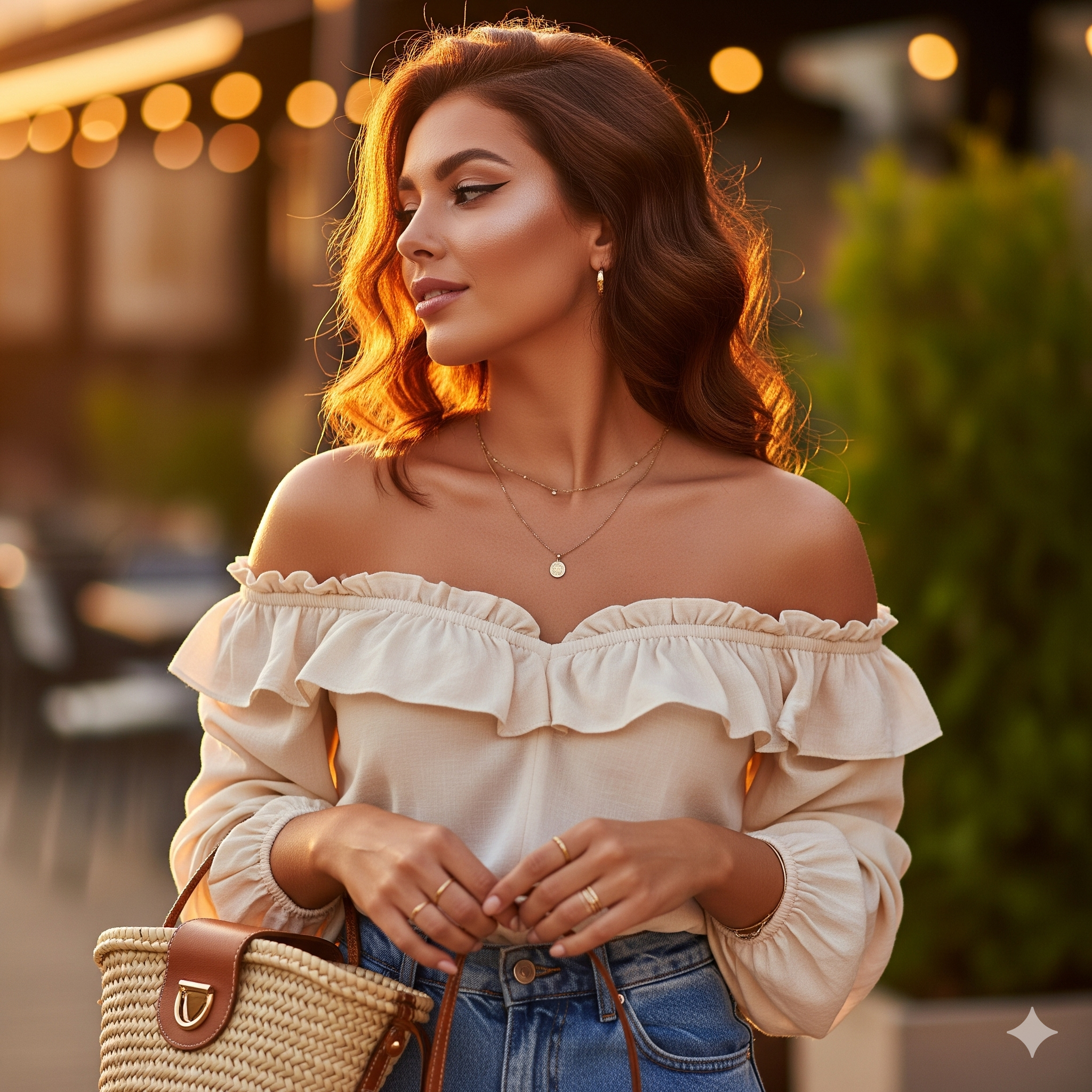 OOTD Baju Sabrina: Inspirasi Mix and Match yang Feminin & Up to Date