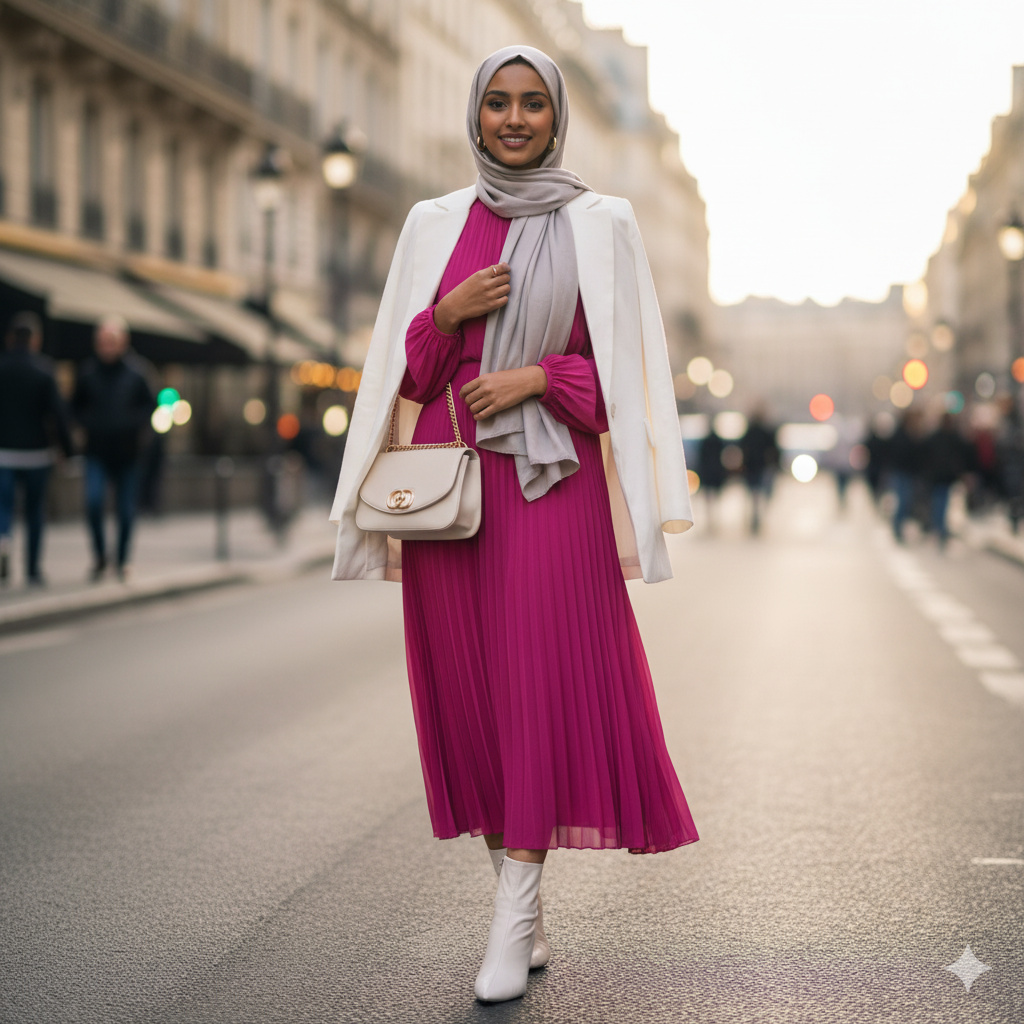 Bagaimana Memilih Paduan OOTD Baju Fuchsia dengan Hijab yang Stylish? Tips dan Inspirasi Gaya Terkini untuk Tampil Bold dan Modest!