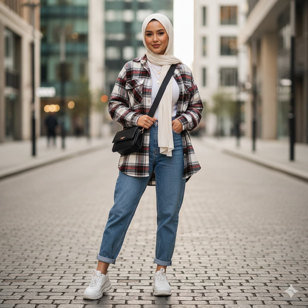 Bagaimana Memilih Paduan OOTD Baju Flanel dengan Hijab yang Stylish? Tips dan Inspirasi Gaya Terkini untuk Tampil Kasual dan Modest!