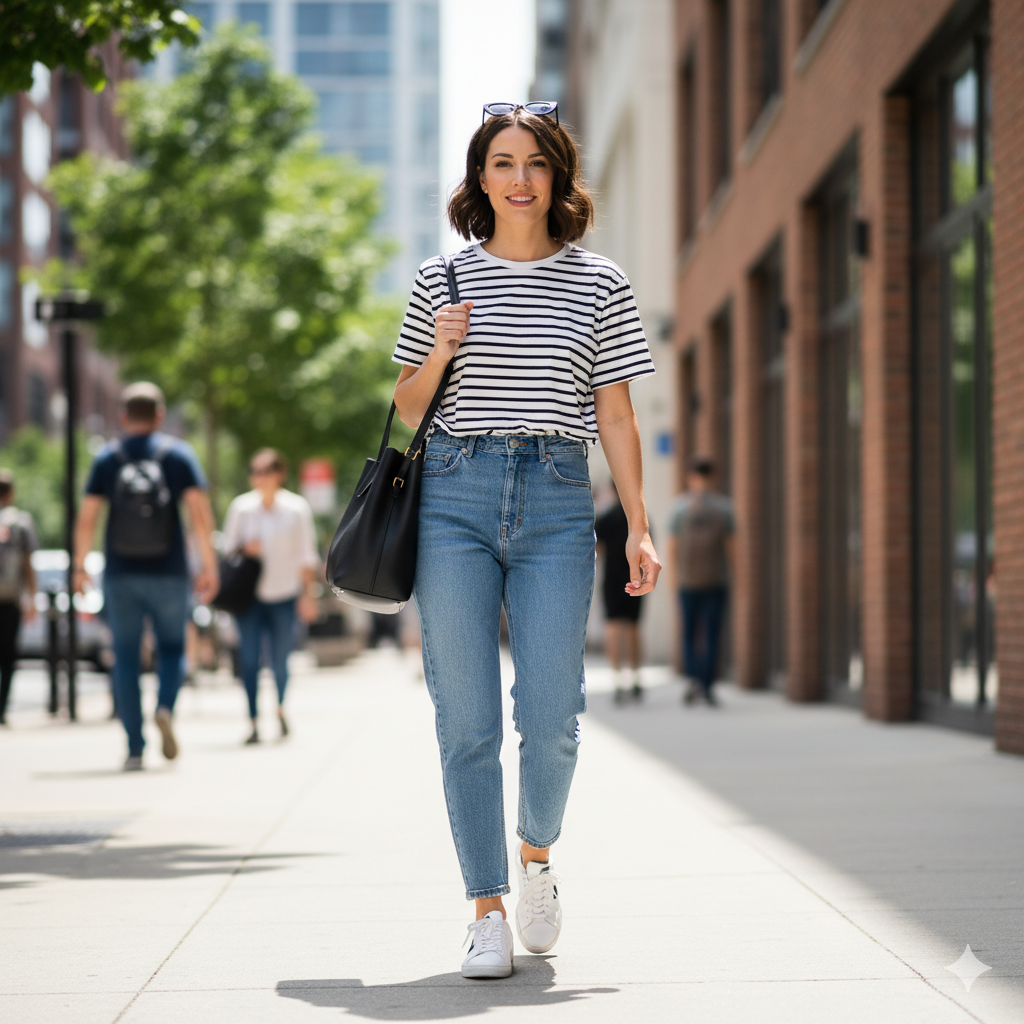 Bagaimana Memilih Paduan OOTD Baju Garis Hitam Putih yang Stylish? Tips dan Inspirasi Gaya Terkini untuk Tampil Klasik dan Modern!